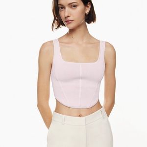 Sculpt Knit Bustier Tank
